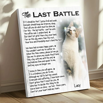Cat Memorial Poem: "The Last Battle"