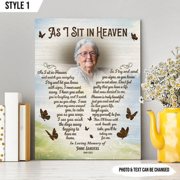 As I Sit In Heaven Poem Text