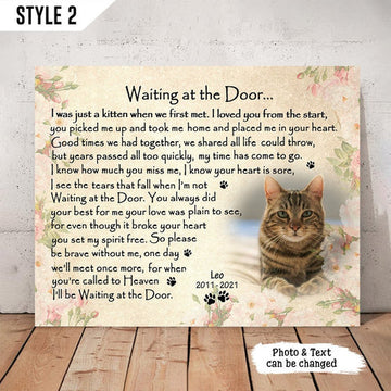 Loss of a Cat Poem: "Waiting at the Door"