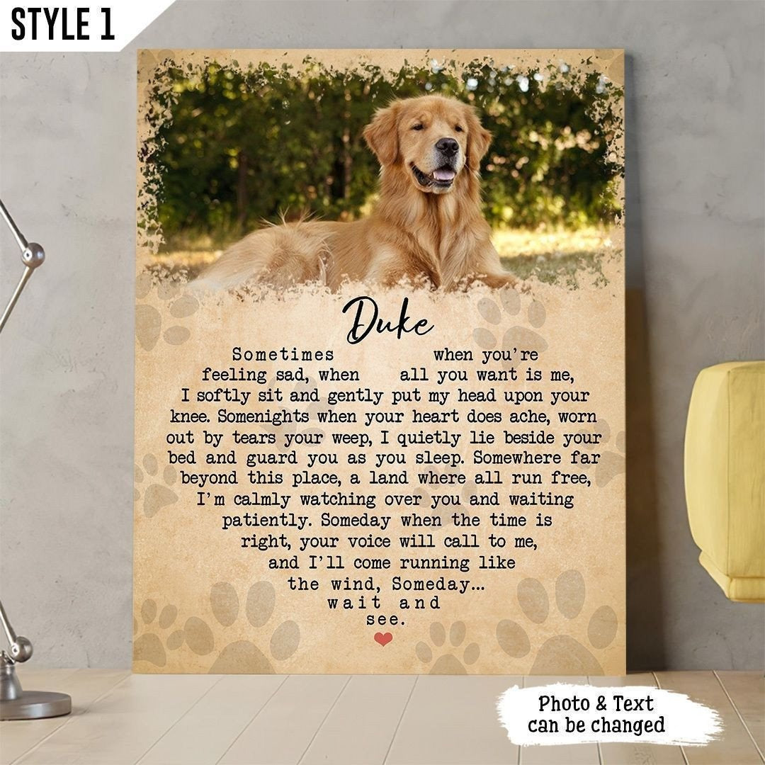 Someday Dog Poem | Dog Memorial Gifts