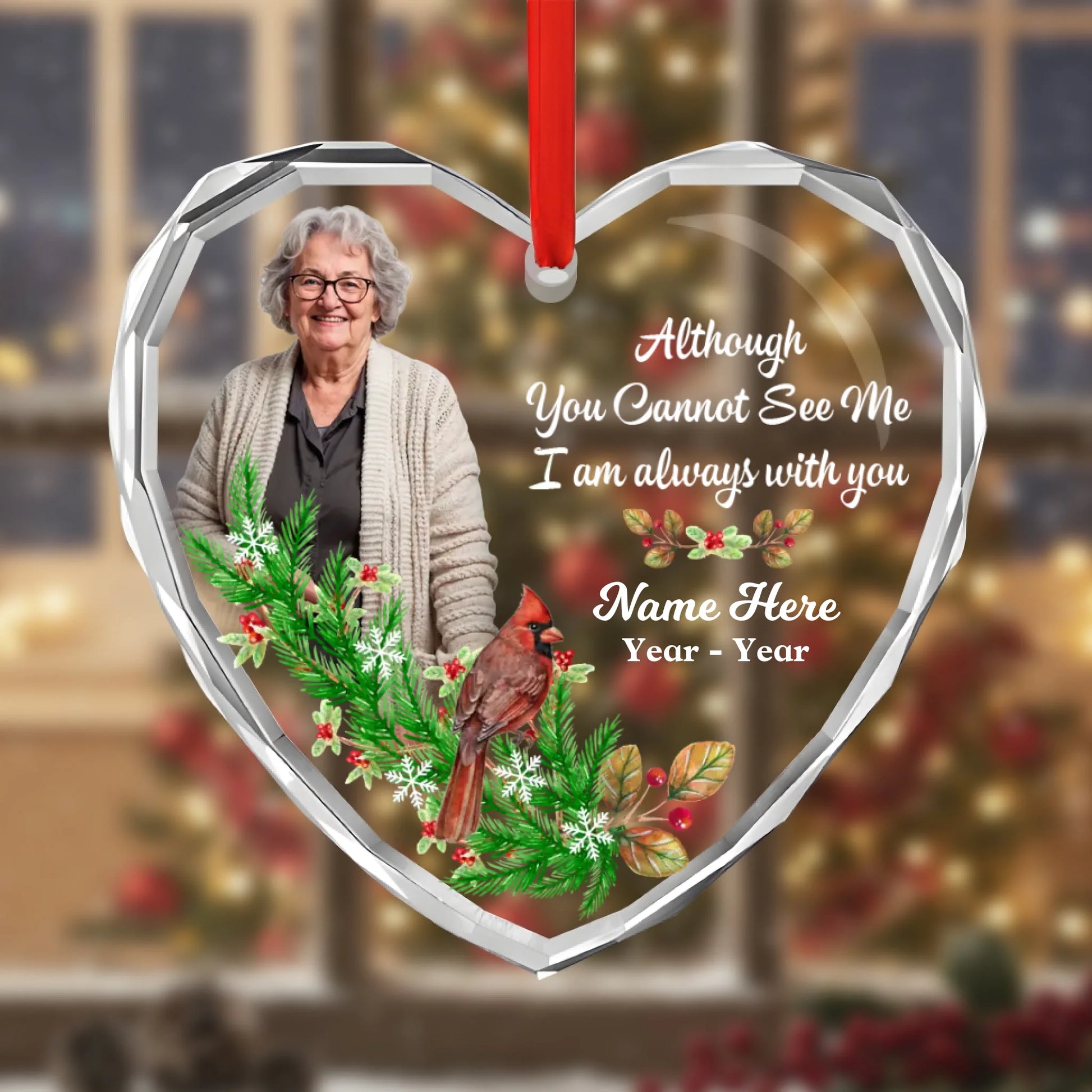 glass heart ornament MK 2