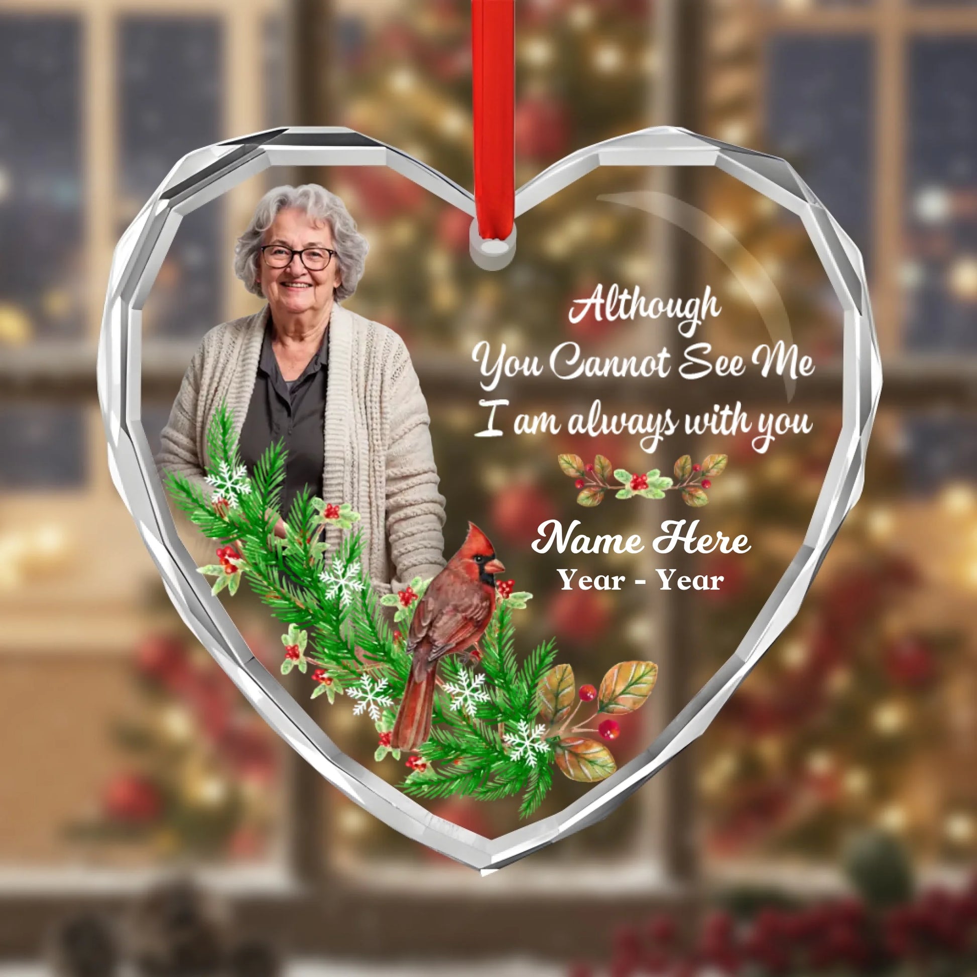 glass heart ornament MK 2