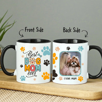 Best Dog Mom Ever | Custom Two Tone Mug