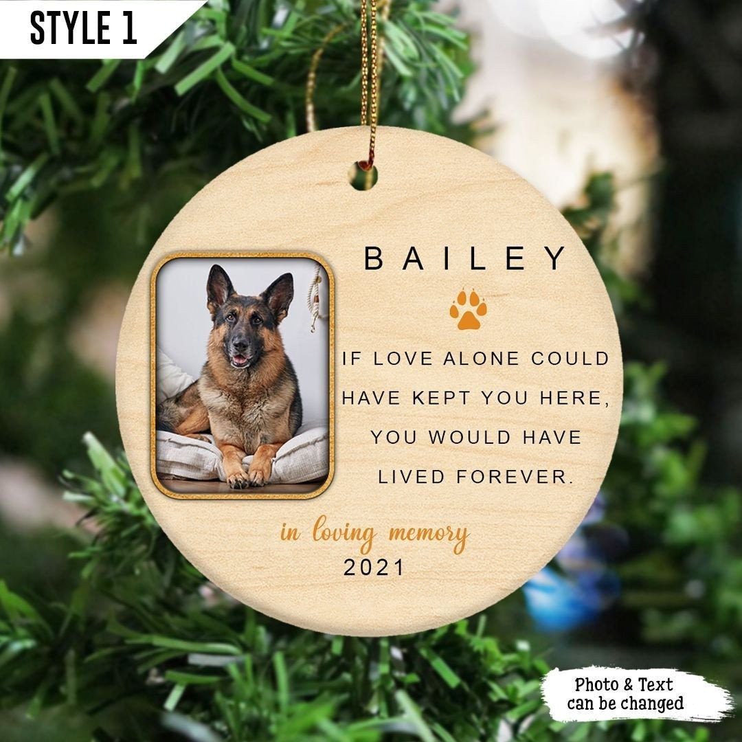 Losing Dog Quote | Custom Ceramic Ornament